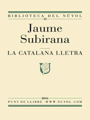 cover image of La catalana lletra